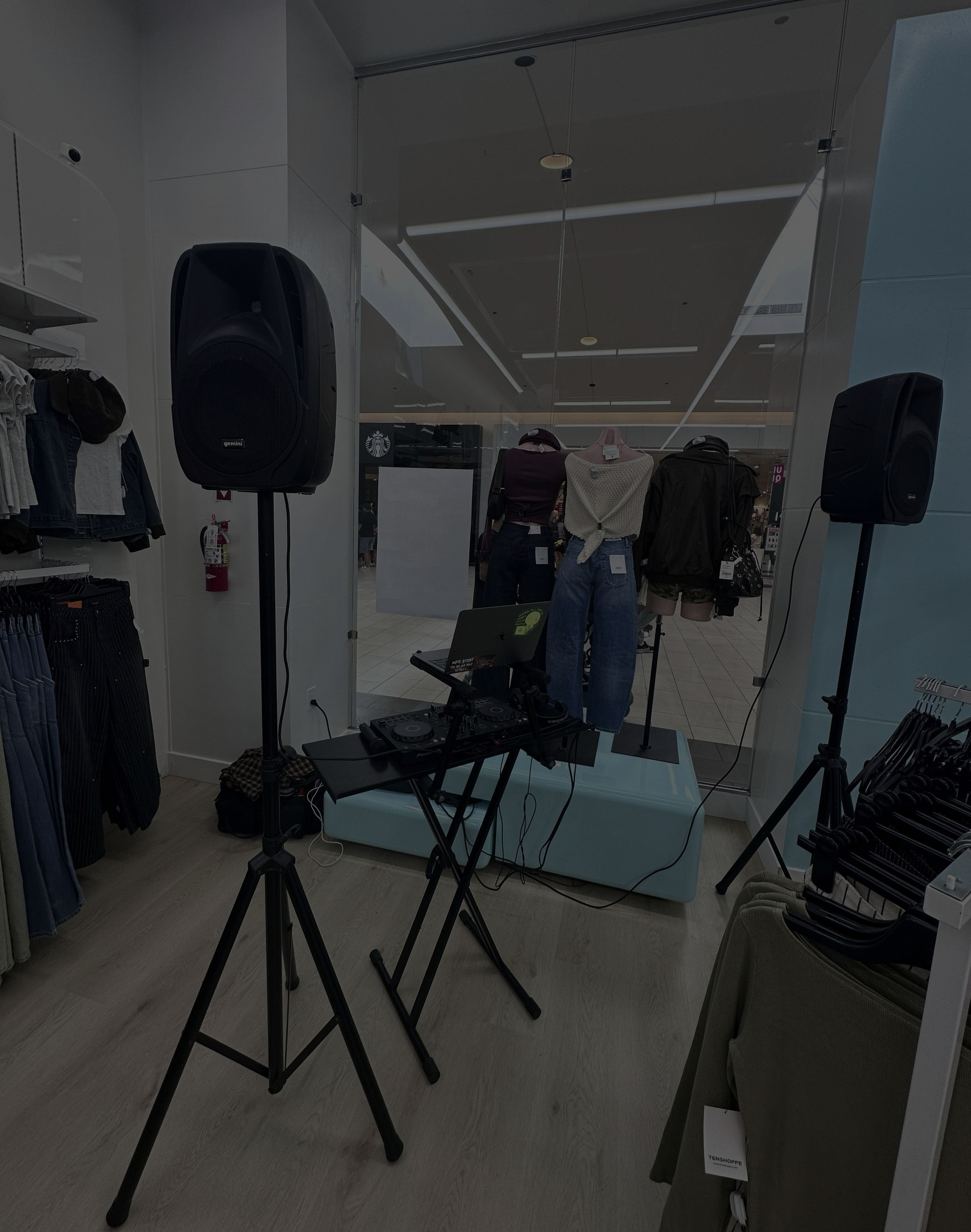 dj performing